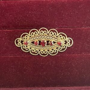 Vintage Filigree Brooch